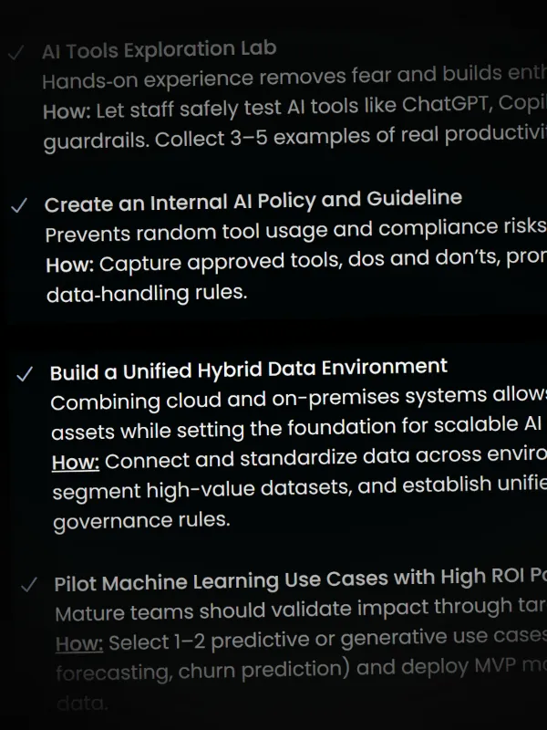 AI Readiness - Data & Infrastructure