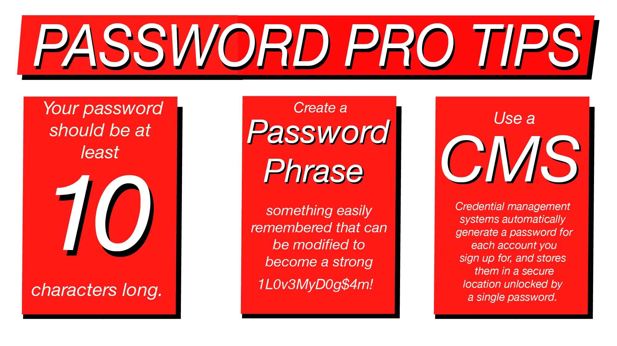 Passwords Pro Tips